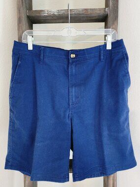 John Blair Relaxed-Fit Back-Elastic Shorts Size 34 LIKE NEW EXCELLENT CONDITION